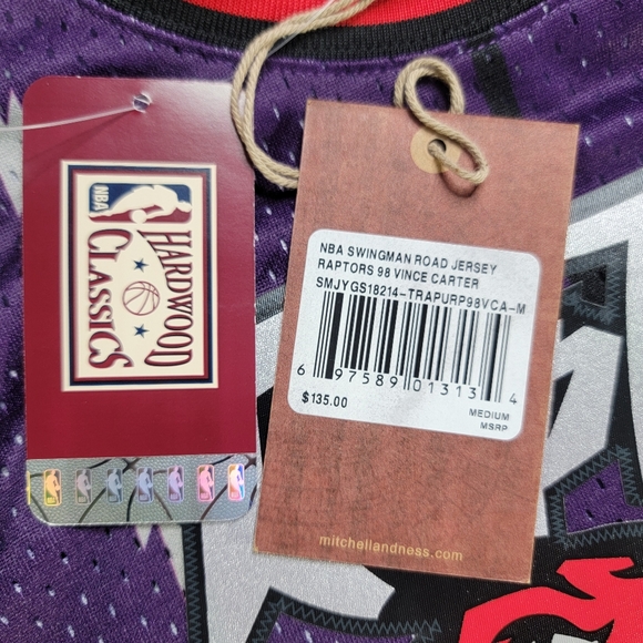 Mitchell & Ness Toronto Raptors Vince Carter 98-99 Swingman Jersey Men's Sz Med - Picture 9 of 12